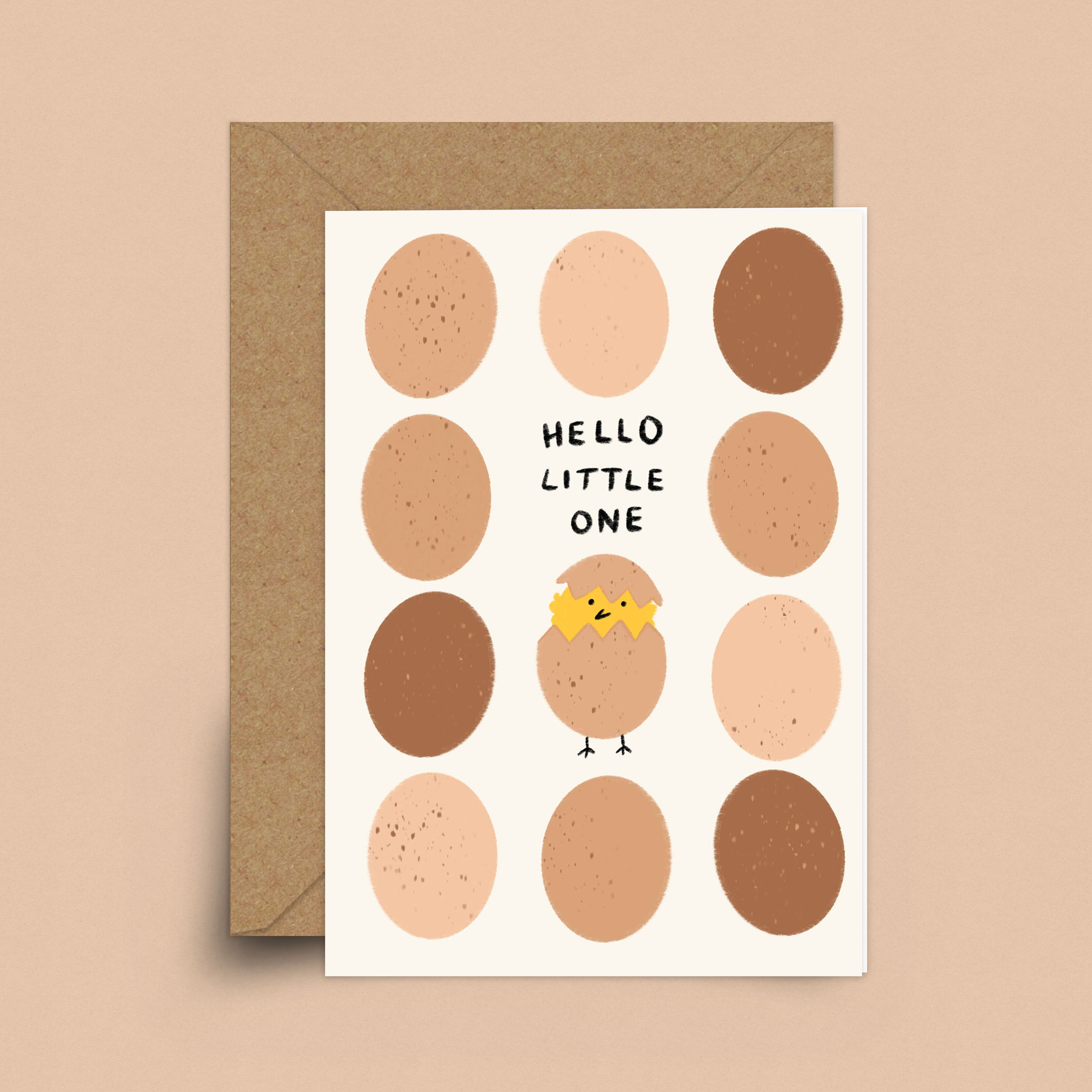 New Baby Egg Card