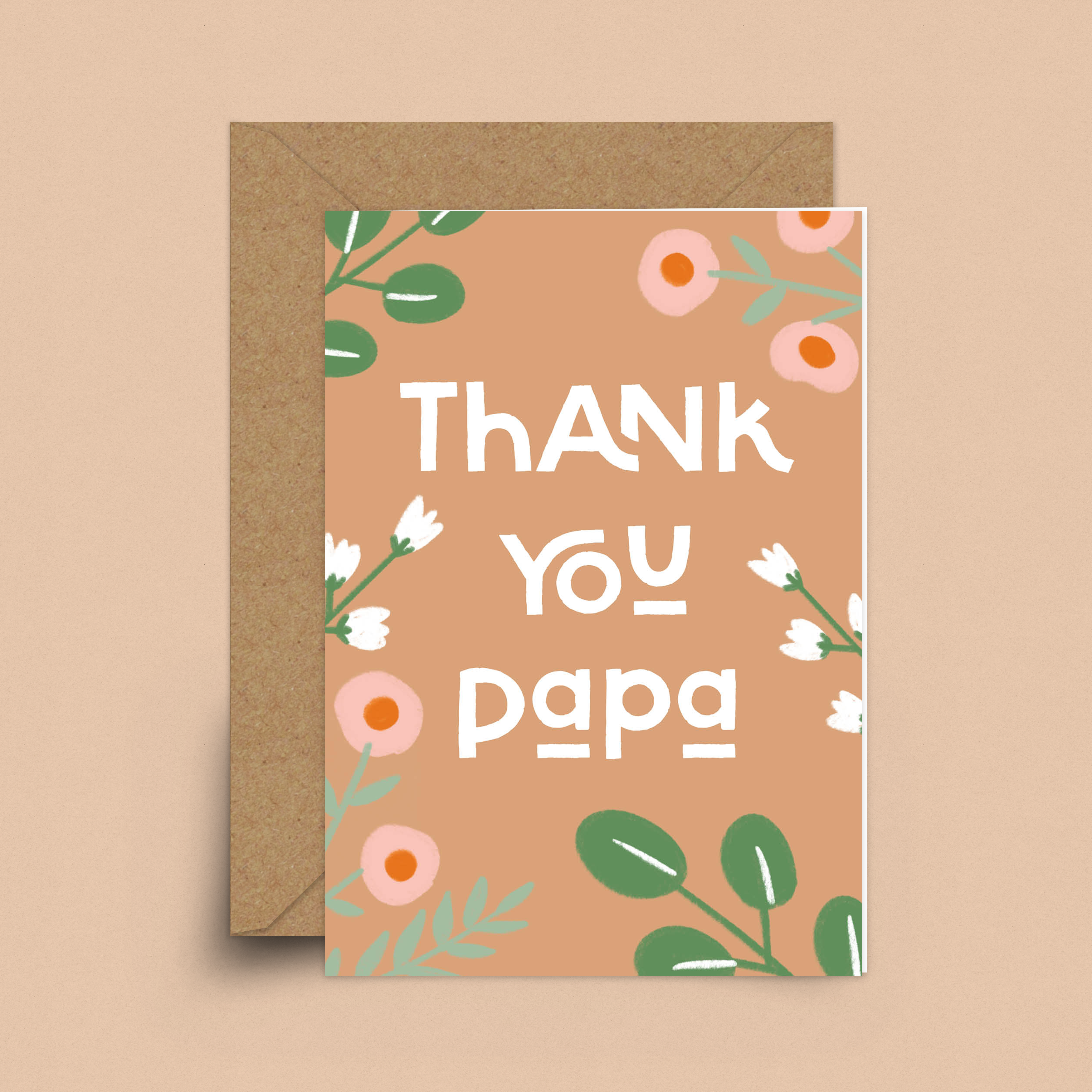 Thank You Papa Card