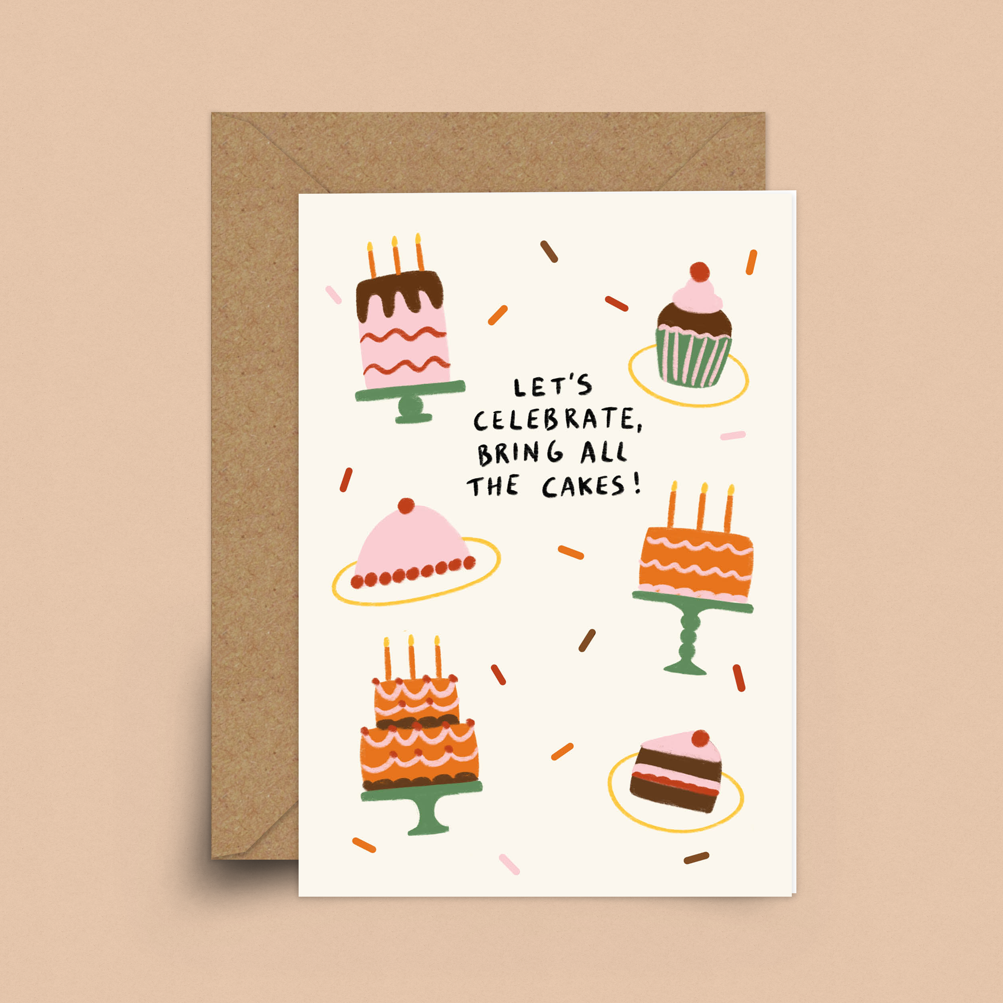 All the cakes Card
