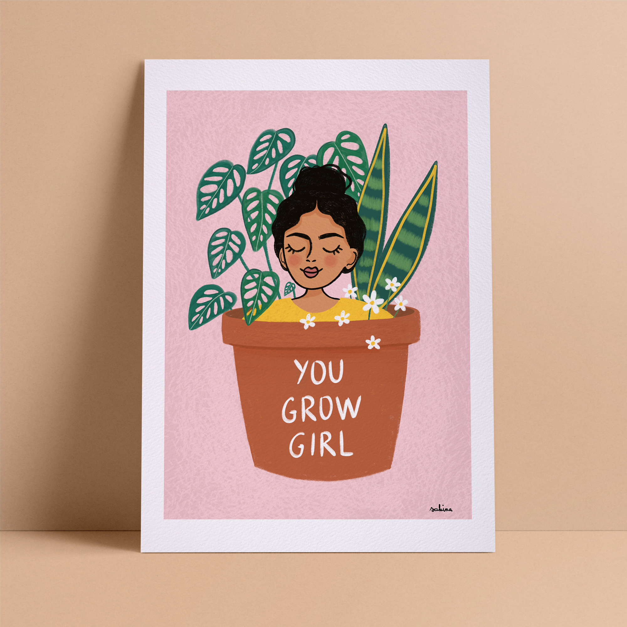 You Grow Girl Print