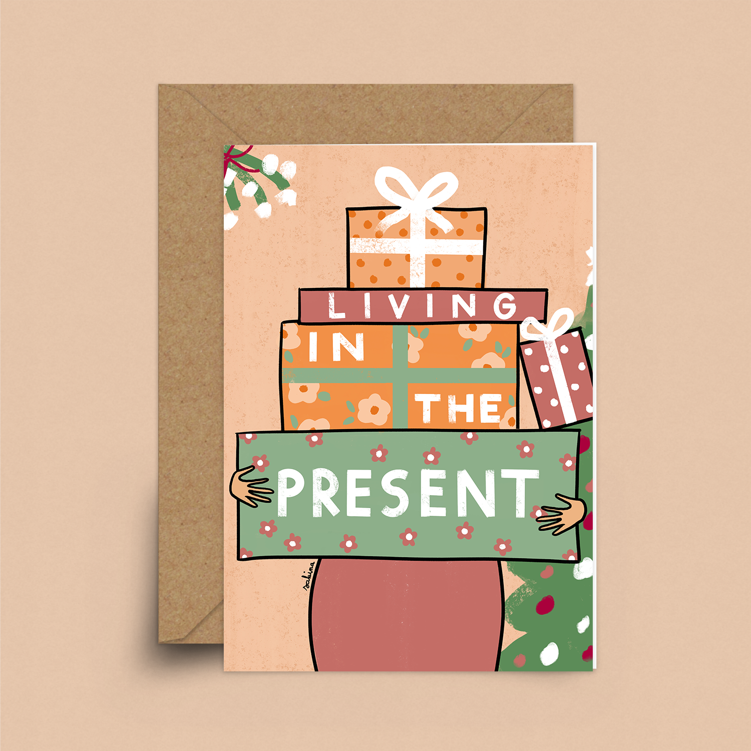 Living In The Present Card