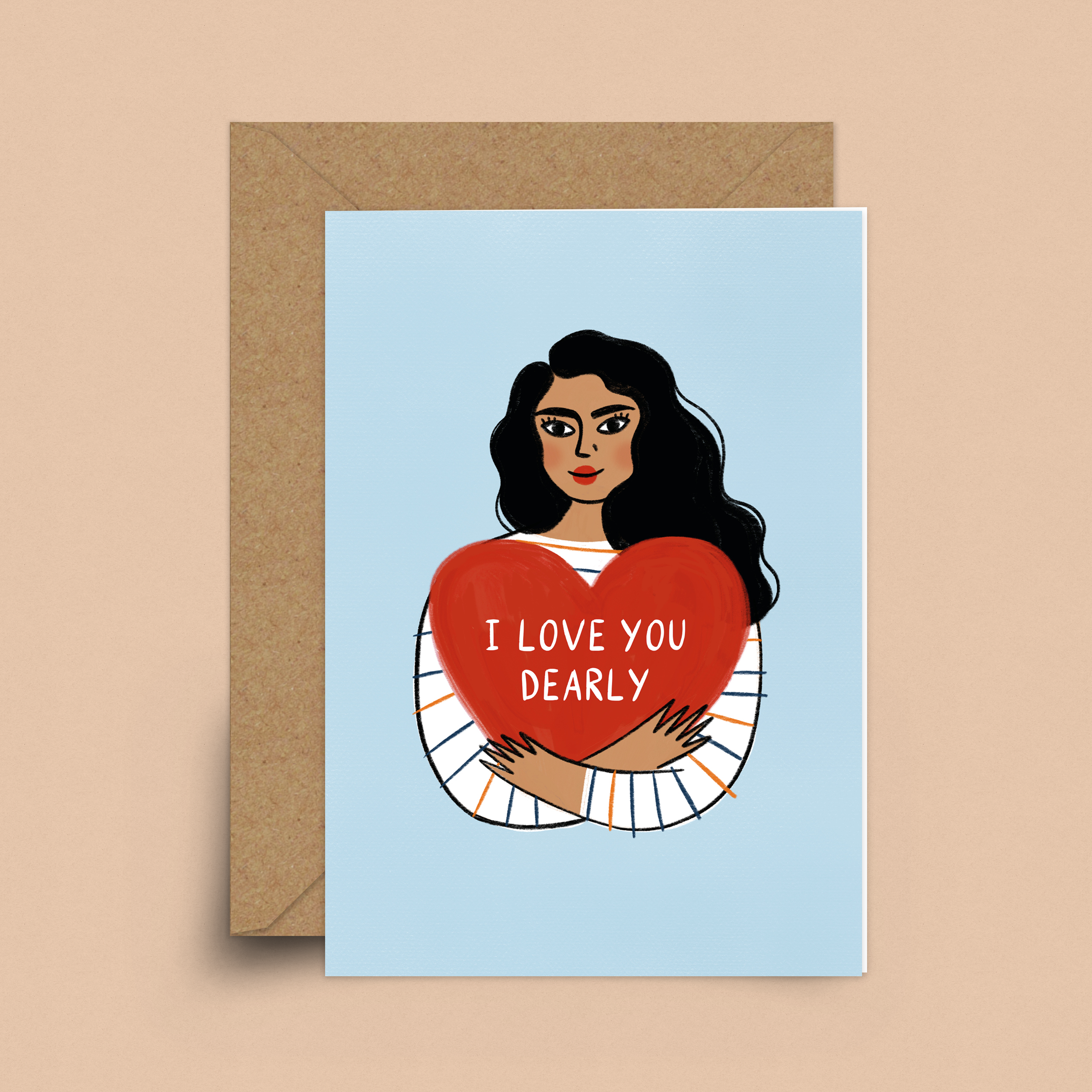 Love You Dearly Card