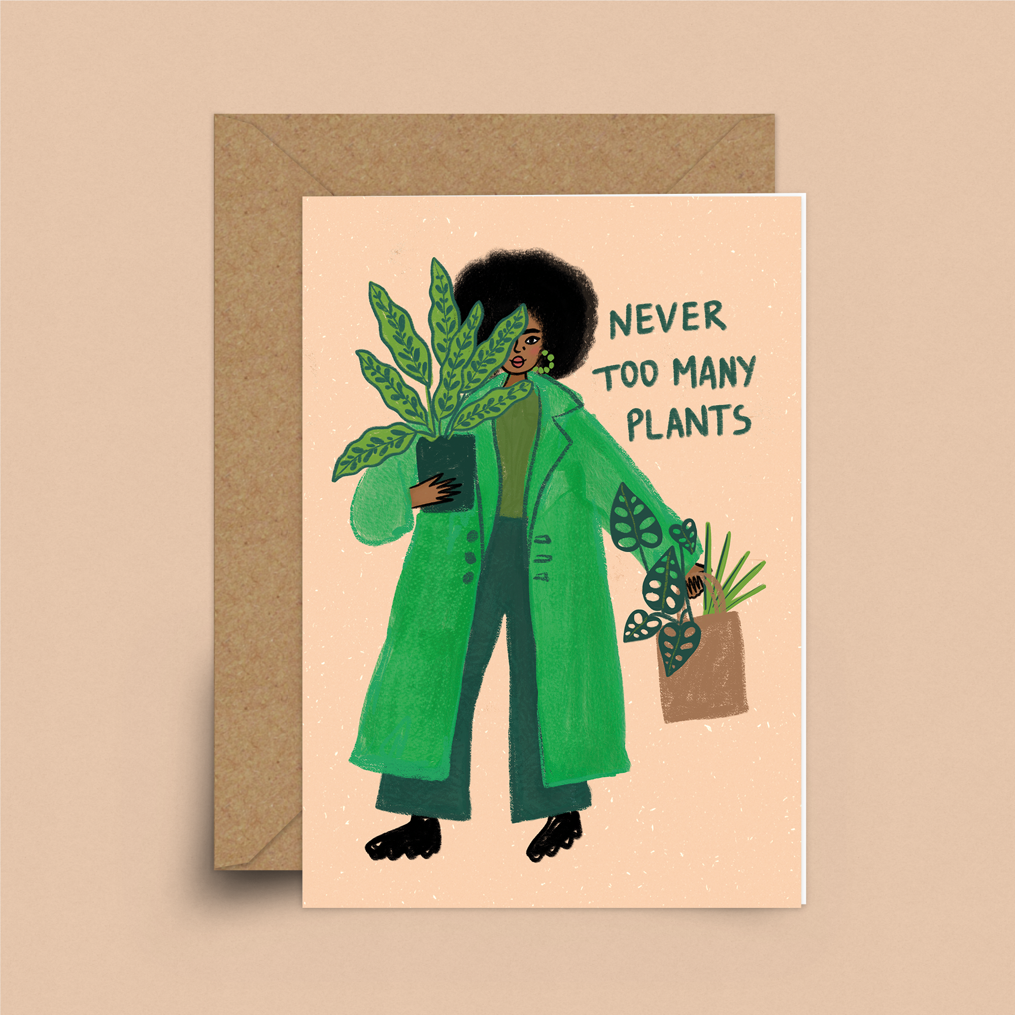 Never too many plants Card