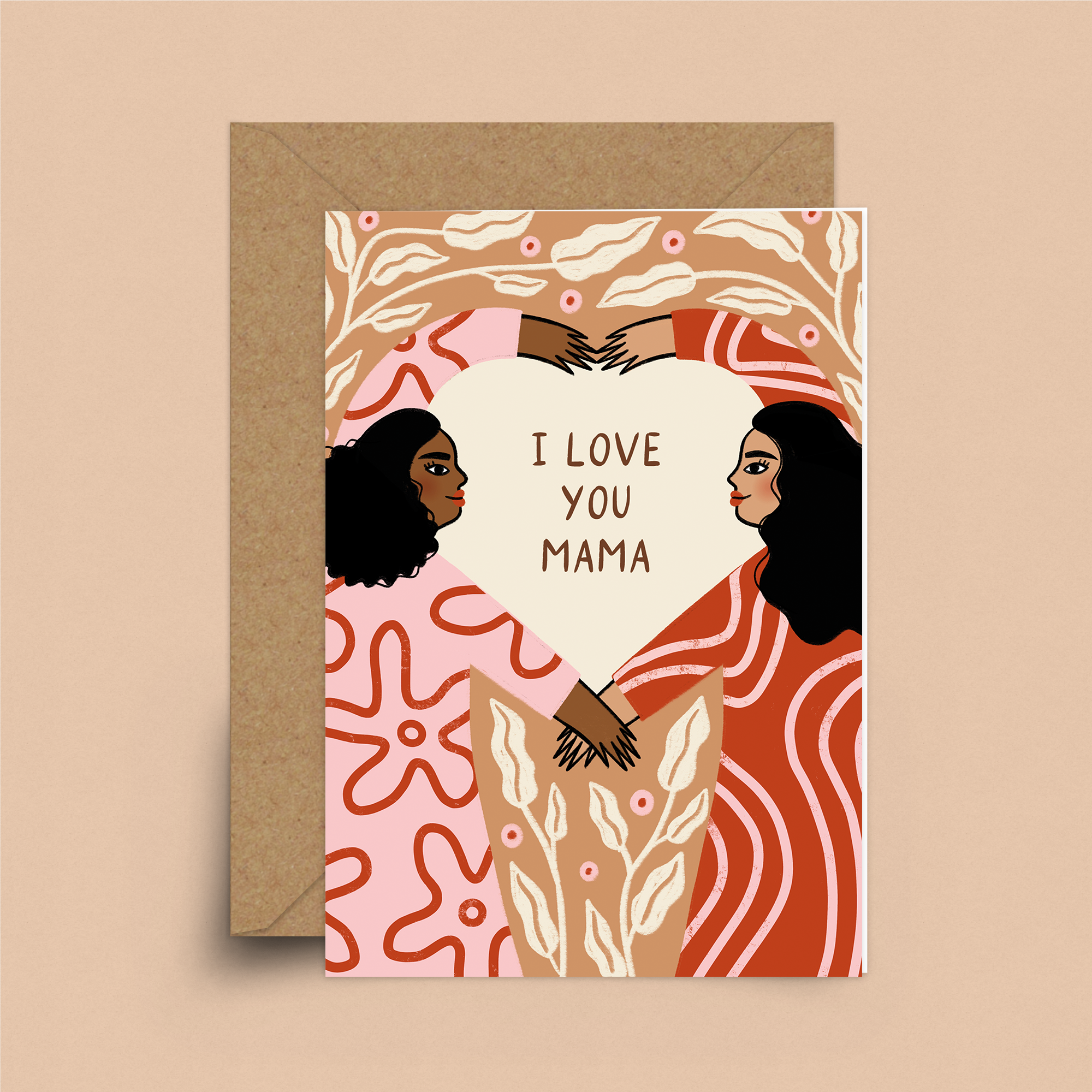 I love you mama Card