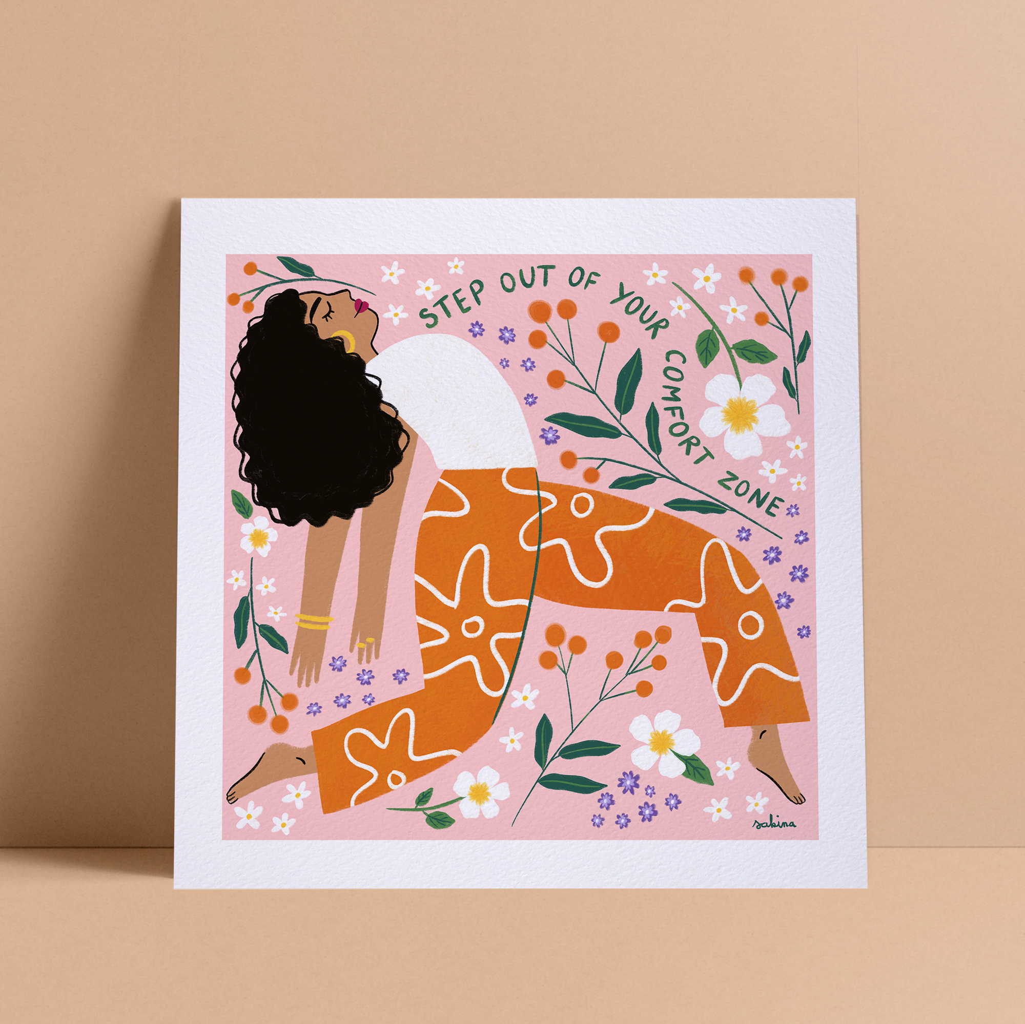 Step Out of Your Comfort Zone Print