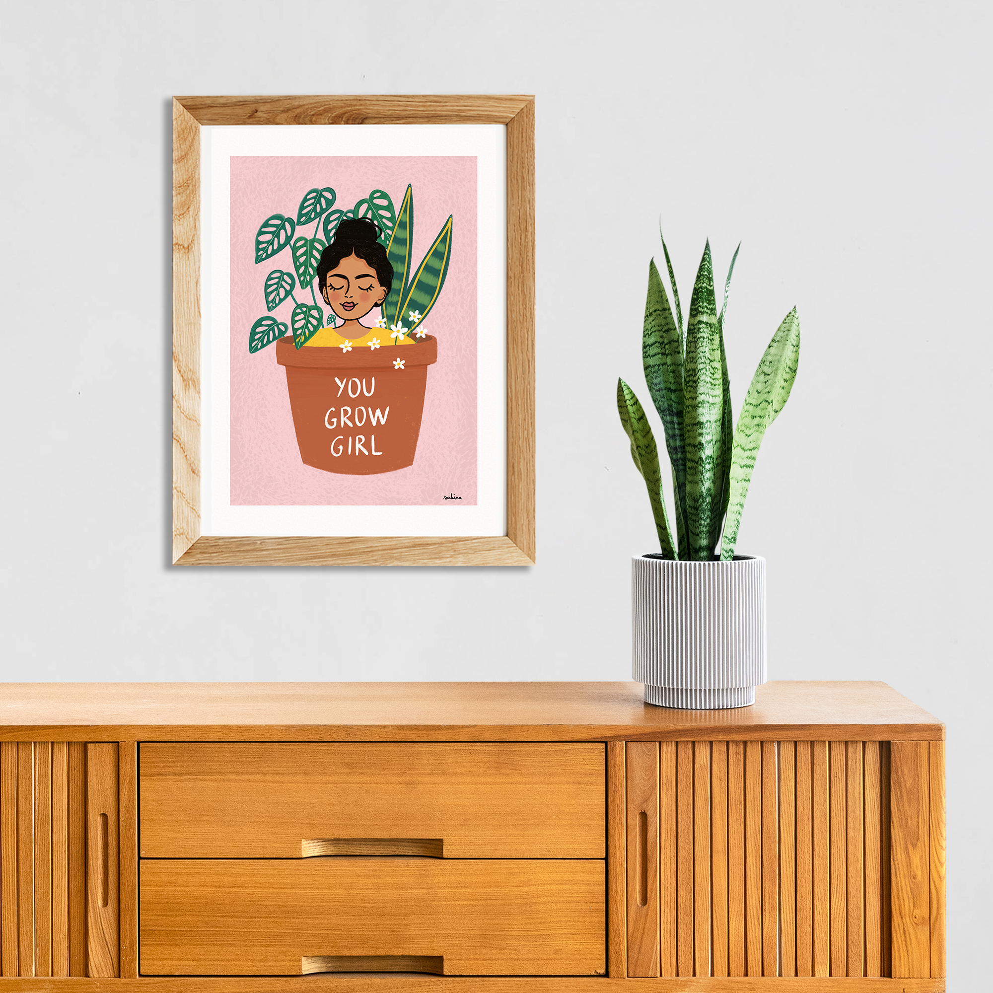 You Grow Girl Print